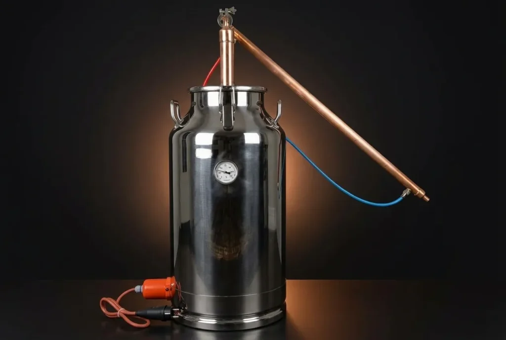 50 lt Elektrikli Tıbbi Aromatik Esansiyel Yağ, Bitki Damıtma Distilasyon Cihazı