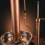 Gold Serisi 2kW Kuşak Isıtıcılı, 54mm Kolon, 2kW Eşanjör Reflux Ve Pot Still Damıtma İmbiği