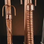 Gold Serisi 2kW Kuşak Isıtıcılı, 54mm Kolon, 2kW Eşanjör Reflux Ve Pot Still Damıtma İmbiği