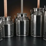 Gold Serisi 2kW Kuşak Isıtıcılı, 54mm Kolon, 2kW Eşanjör Reflux Ve Pot Still Damıtma İmbiği