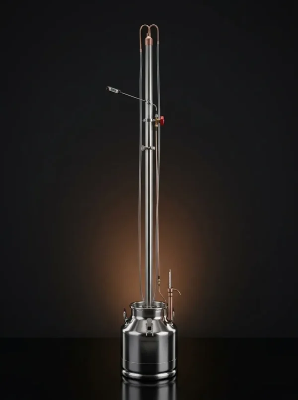 İnox Serisi Klempli Reflux Still ve Pot Still Damıtma İmbiği