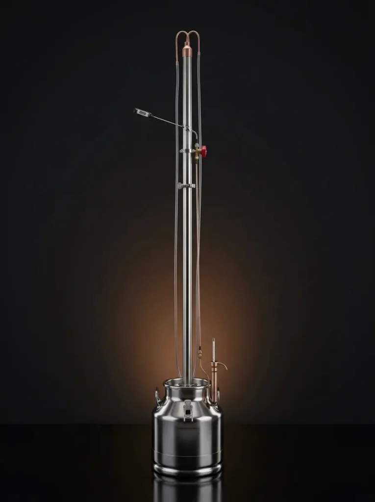 İnox Serisi Klempli Reflux Still ve Pot Still Damıtma İmbiği