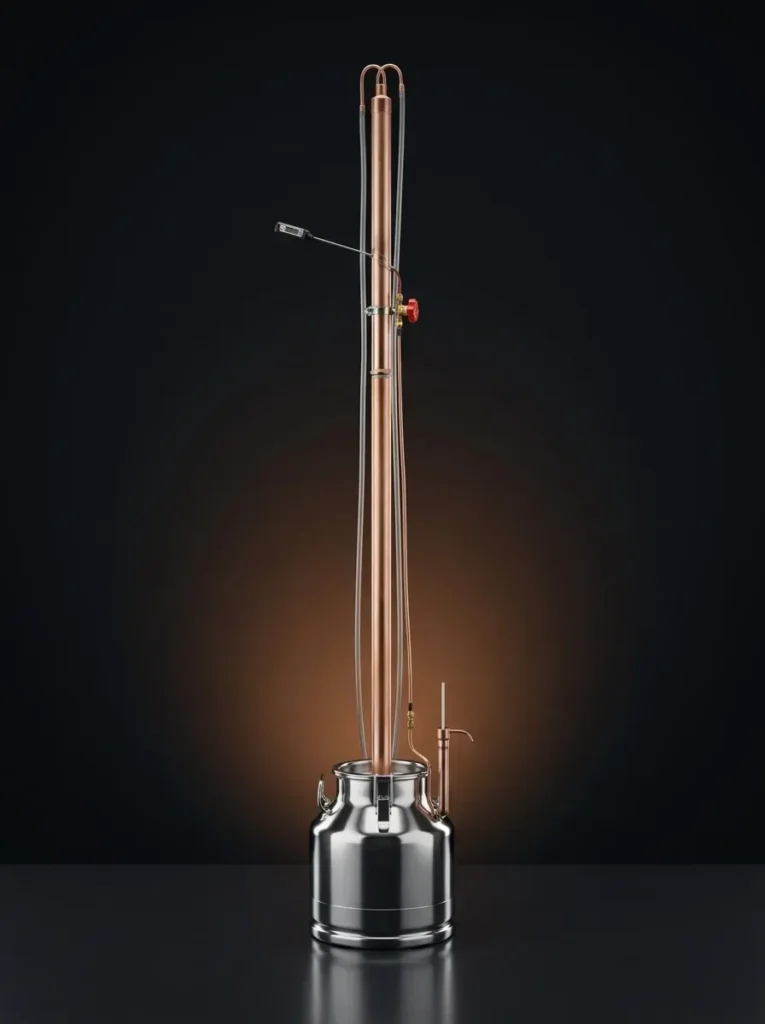 Turkuaz Serisi Reflux Ve Pot Still Damıtma İmbiği