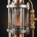 Zirkon Serisi Gözetleme Camlı, PWM Kontrollü, 2,5 kW Kuşak Isıtıcılı, 54mm Kolon, 2kW Eşanjör Reflux Ve Pot Still Damıtma İmbiği